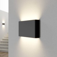 Nowodvorski Lighting Vägglampa Haga, 3-pack, grafit, G9, upp/ner, 15 cm hög