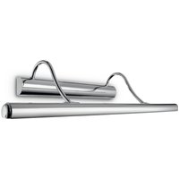 Ideallux Vägglampa Mirror-10, krom, 60 cm