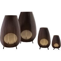 Bover Amphora 02 terrasselampe, brun rattan