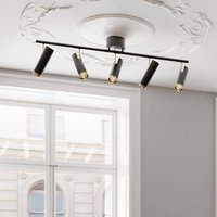 By Rydéns Puls Bar, downlight, 5-bulb black