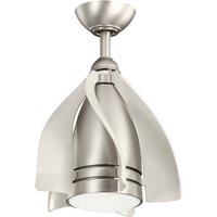 LED-Deckenventilator Terna nickel/creme
