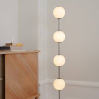 UMAGE LED-golvlampa Audrey, stålfärgad, höjd 128 cm, 4 lampor