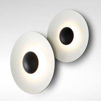 MARSET Ginger 32C applique murale LED Ø32cm chêne/blanc