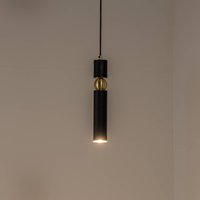 Jupiter Hänglampa Alas, svart, metall, upphängningssystem 135 cm, GU10