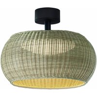 Bover utomhustaklampa Perris, brun/beige, Ø 47 cm