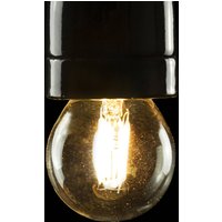 SEGULA LED E27 3W golf ball bulb 24V DC filament clear 927 dimmable
