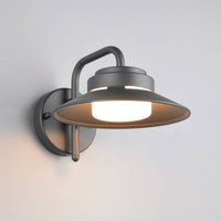 Trio Lighting Atrato outdoor wall lamp, anthracite, Ø 20 cm, metal