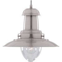 Searchlight Hänglampa Fisherman Ø 32 cm silver