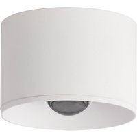 Zambelis LED-takspotlight för utomhusbruk S132, Ø 8 cm, sandvit
