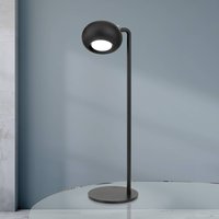 ORION Kerby LED table lamp, black, height 40 cm, steel/aluminium