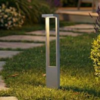 Lindby Lonete LED path light, grey, height 65 cm, IP65