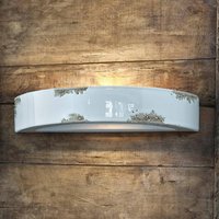 Ferroluce Vintage vägglampa C603, vit