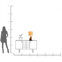 KARE Nature Flame table lamp, driftwood, 56 cm, E27
