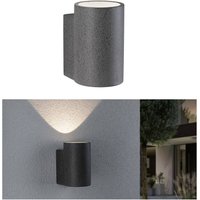 Paulmann Concrea LED-utomhusvägglampa, cylindrisk