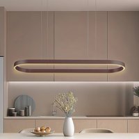 Lucande Smart LED pendant light Melinay, coffee, CCT, Tuya