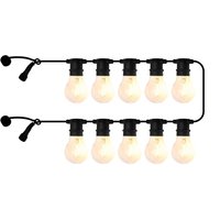 Sirius Tobias LED fairy lights, extension, clear, 10-bulb, length 4.5 m
