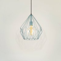 EGLO Carlton hanging light, vintage, mint green Ø 31cm