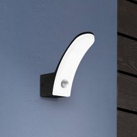 EGLO LED-utomhusvägglampa Fiumicino med sensor