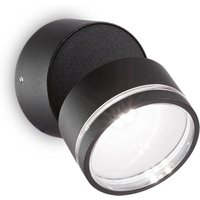 Ideallux Ideal Lux Omega Round applique LED 4 000K noire