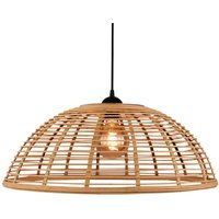 Brilliant Suspension Crosstown abat-jour bambou clair Ø48 cm