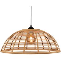 Brilliant Hänglampa Crosstown, bambuskärm ljus, Ø 48 cm