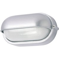 G & L Handels GmbH 400180 outdoor wall light, oval, silver