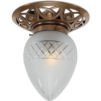 Berliner Messinglampen Pauline - liten plafondlampa i mässing