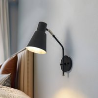 Opviq Applique murale Sivani MR-664 à 1 lampe noir/or