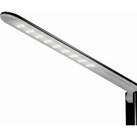 Aluminor LED-skrivbordslampa Success med klocka, svart