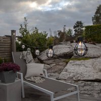 STAR TRADING Guirlande LED Cage, noire/transparente