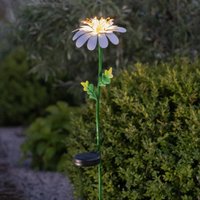 STAR TRADING Daisy LED solar light, daisy shape