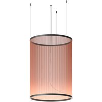 Vibia LED hanging light ARRAY reddish brown 113x83 cylinder 927 dimmable