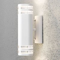 Konstsmide Utomhusvägglampa Modena 2 lampor, vit