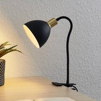 Lindby Genora klämlampa i svart