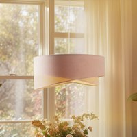 Maco Design Pendellampa Vivien, tvåfärgad, krämvit/vit