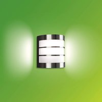 Philips Calgary utomhusvägglampa i stål