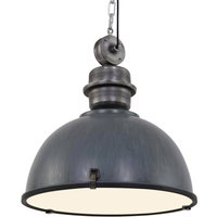 Steinhauer Grey hanging lamp Bikkel XXL, industrial design