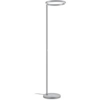 Knapstein LED uplighter Lana, matt nickel, gesture control