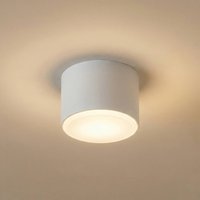 SIGMA Tubo S ceiling light, white, steel, Ø 8 cm, GX53