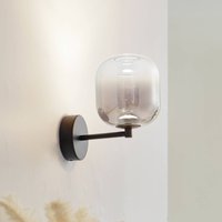 Lucande Avelina LED wall light, smoke grey
