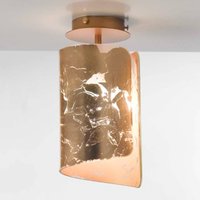 Selène Papiro ceiling light with spacer, gold