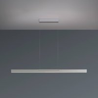 Bopp LED-hänglampa Nano 2.0, längd 140 cm, aluminiumfärgad