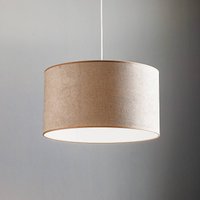 Duolla Suspension Bristol, motif tissé, beige