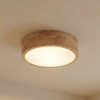 Lindby taklampa Tanju, Ø 30 cm, 2 lampor, ek, E27