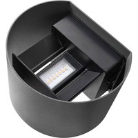 Nordlux LED utomhusvägglampa Milda, antracit, upp/ner, aluminium