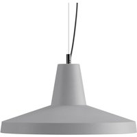 Karman Gangster hänglampa, grå, Ø 50 cm, keramik, E27