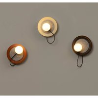 Milan Iluminación Milan Wire vägglampa Ø 24 cm minkfärgad