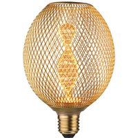 Paulmann LED Metallic Glow Globe Helix E27 brass