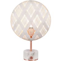 Forestier Chanpen S Diamant bord koppar/vit