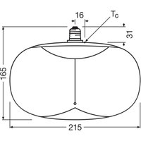 OSRAM LED Vintage Big E27 E27 4W 818 Filament brun dimbar
